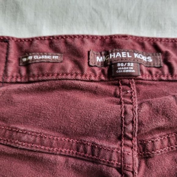 Michael Kors burgundy jeans - Picture 5 of 7